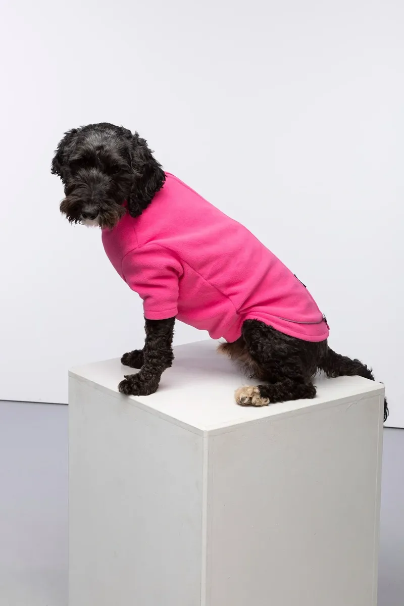 Rydale Yapham Fleece Dog Jumper - Bonbon-1
