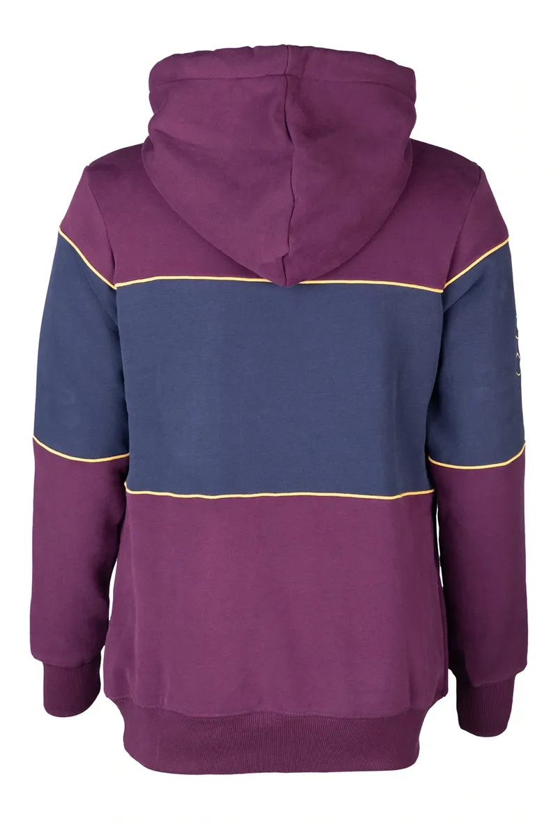 Rydale Ladies Snaffle Hoody - Byland - Dark Berry/Navy-1