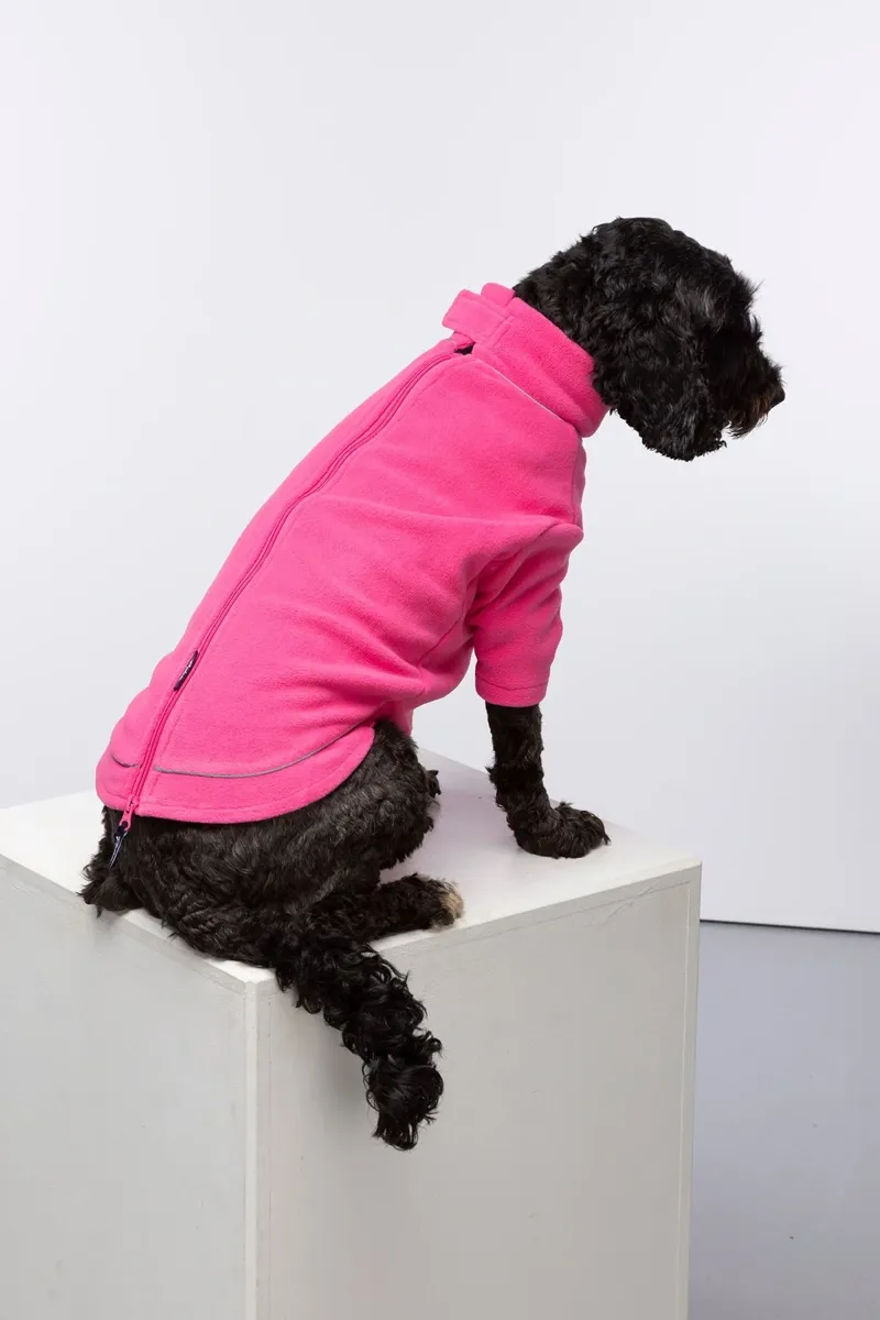 Rydale Yapham Fleece Dog Jumper - Bonbon-2