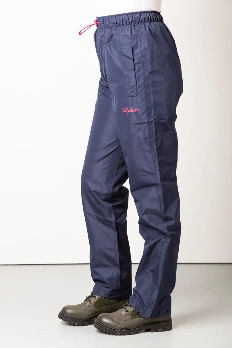 Rydale Ladies Waterproof Overtrousers - Navy-2