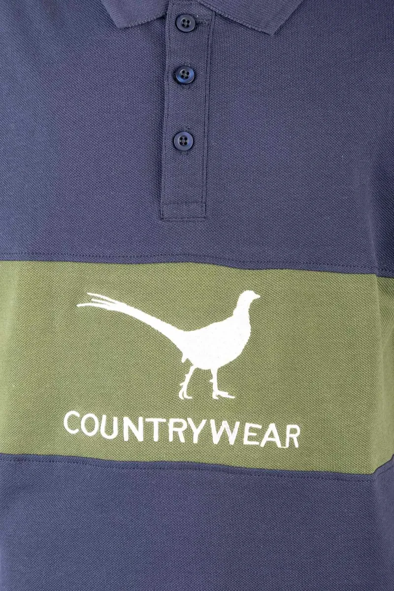 Rydale Boys Byland II Polo Shirt - Navy/Olive-2