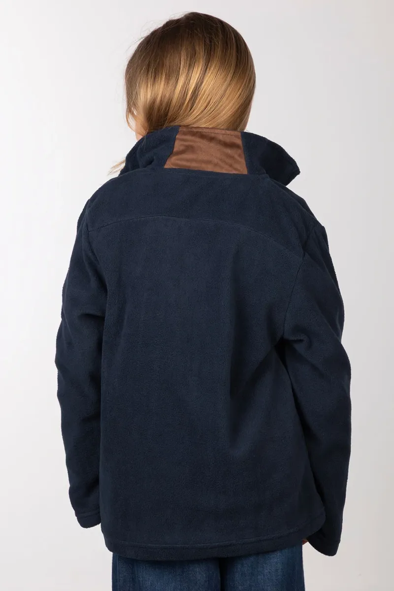 Rydale Kids Kelk Overhead Pheasant Fleece - Navy-2