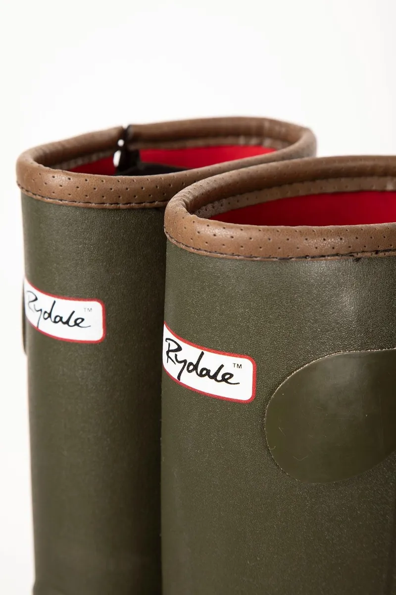 Rydale Ladies Lady Gransmoor II Zip Wellington - Olive-4