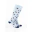 Rydale Women's Dog Welly Socks Pack of 10 - Labrador Soft Blue