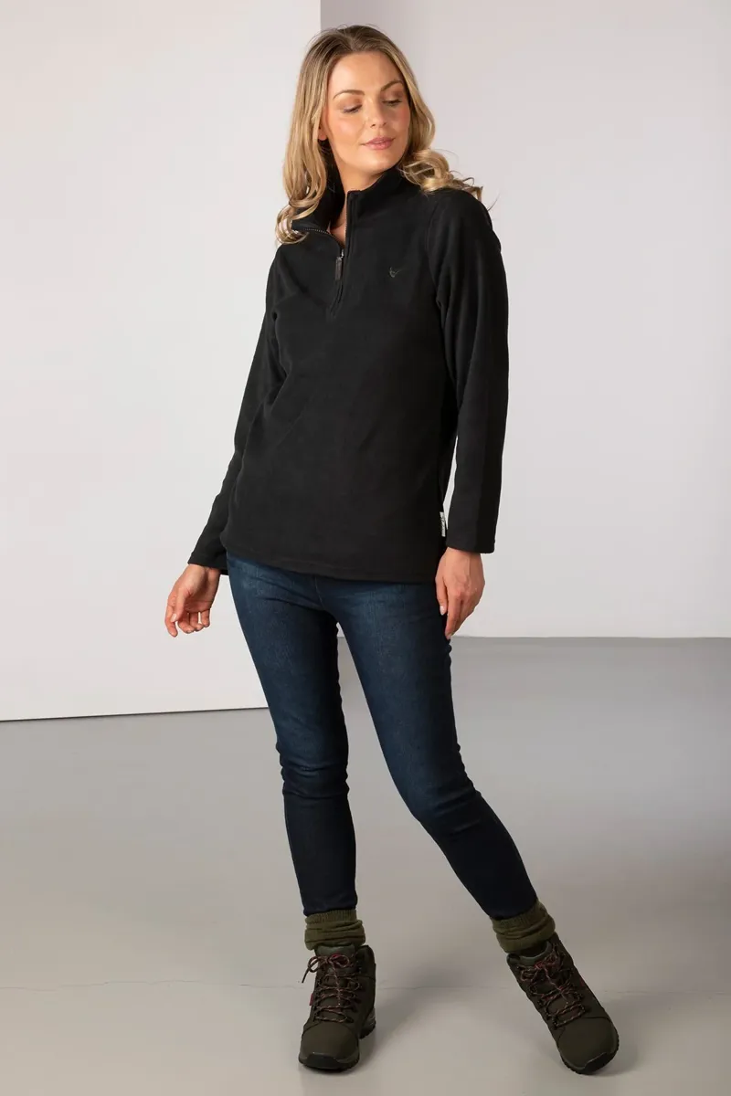 Rydale Ladies Kelk Overhead Pheasant Fleece - Storm-3