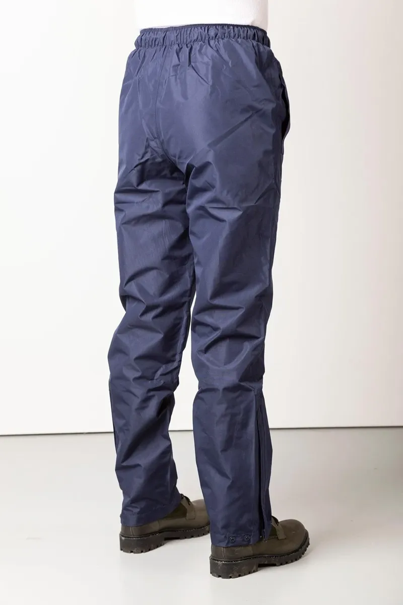 Rydale Ladies Waterproof Overtrousers - Navy-3