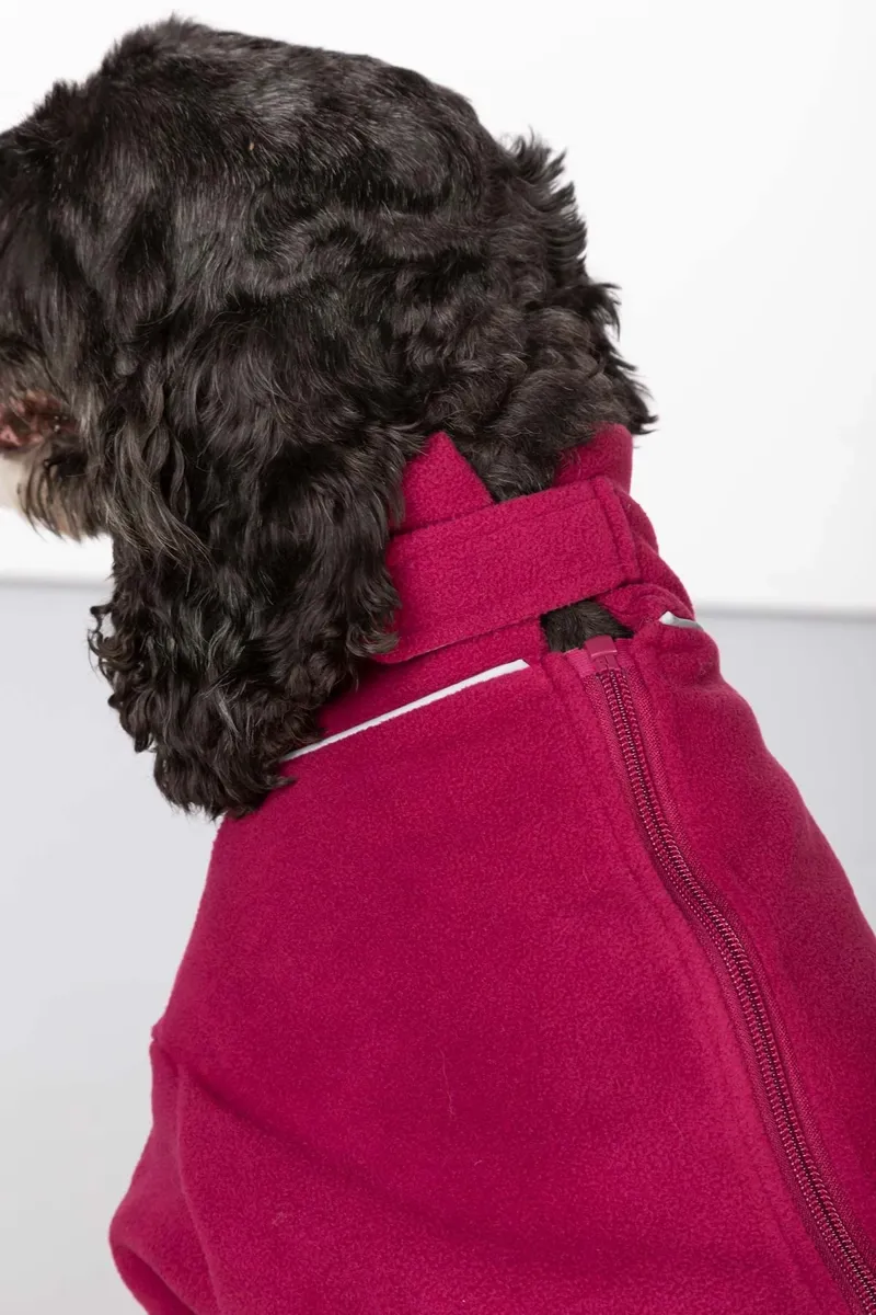 Rydale Yapham Fleece Dog Jumper - Mulberry-4