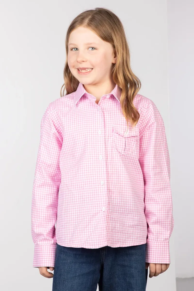 Rydale Country Girls Check Shirts - Gingham Pink