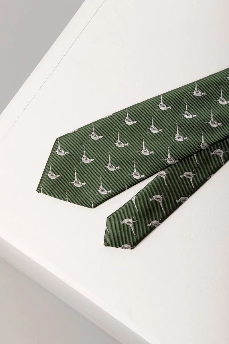 Rydale Men's Pheasant Shooting Tie - Olive-1