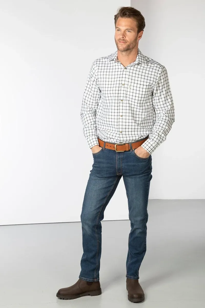 Rydale Men's Ebberston Country Checked Shirt - Ebberston Olive-4