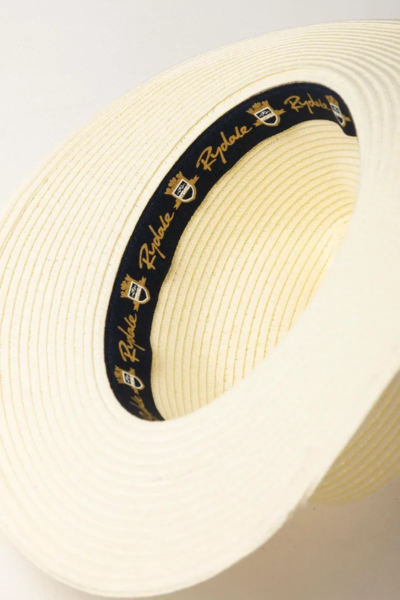 Rydale Malton Men's Panama Hat - Navy Stripe-2