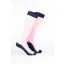 Rydale Womens Bamboo Rich Equestrian Print Riding Socks Pack of Ten - Horseshoe Soft Pink