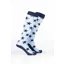 Rydale Womens Bamboo Rich Star Riding Socks Pack of Ten - Star Soft Blue/Navy