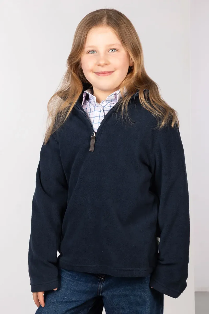 Rydale Kids Kelk Overhead Pheasant Fleece - Navy-1