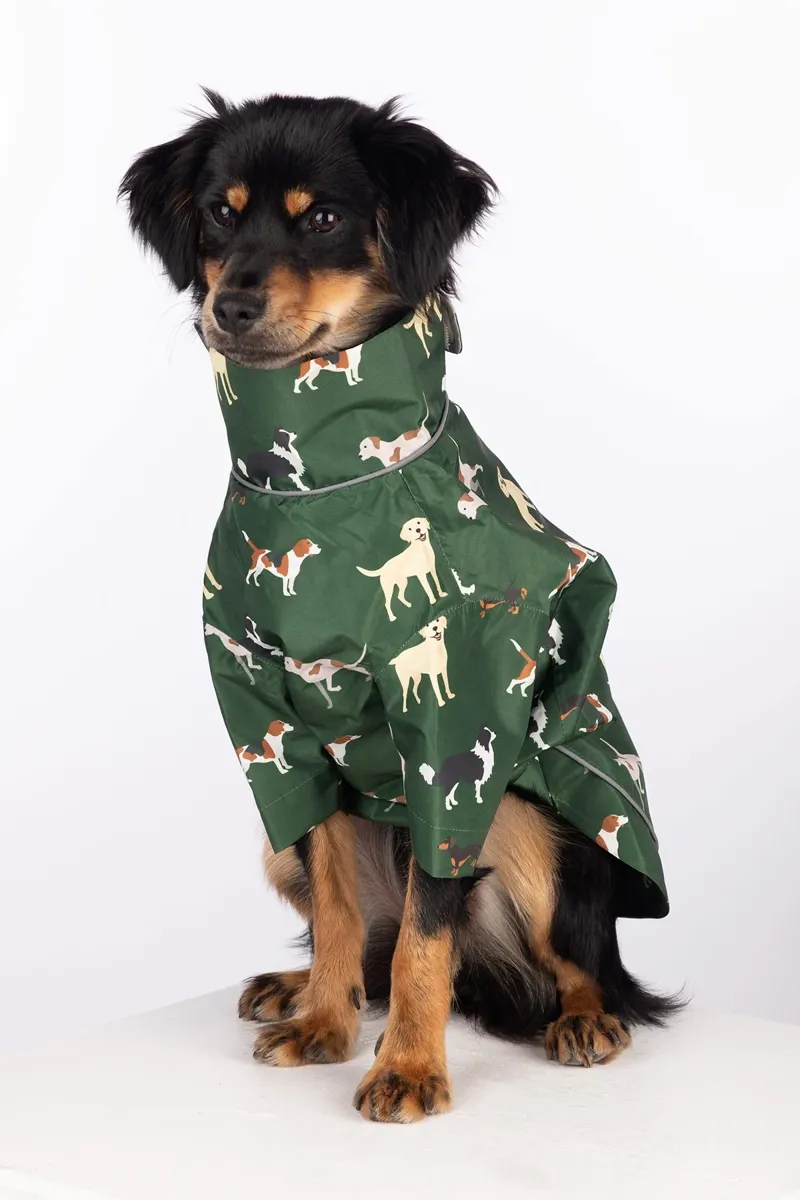 Rydale Yapham Patterned Dog Raincoats - Wagging Dog