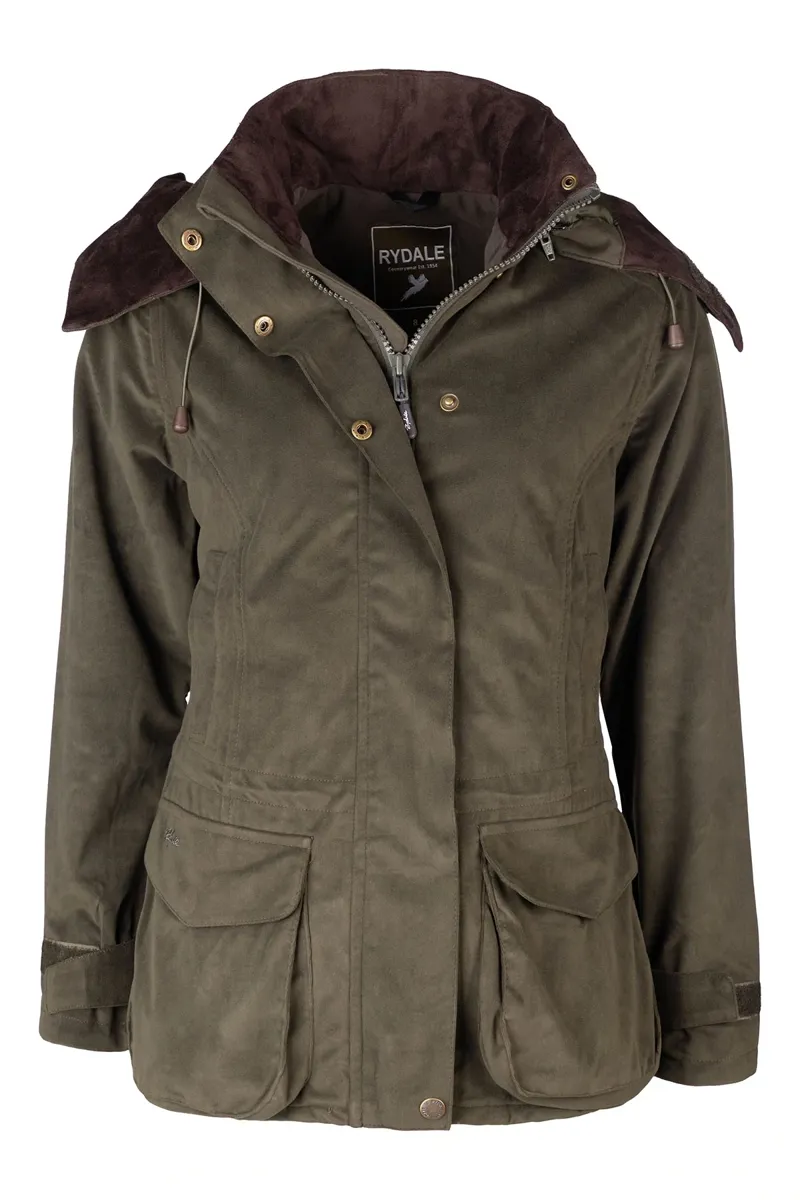 Rydale Ladies Shooting Jacket - Danby II - Dark Olive