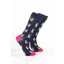 Rydale Women's Bamboo Rich Dog Ankle Socks Pack of 10 - Spaniel Navy