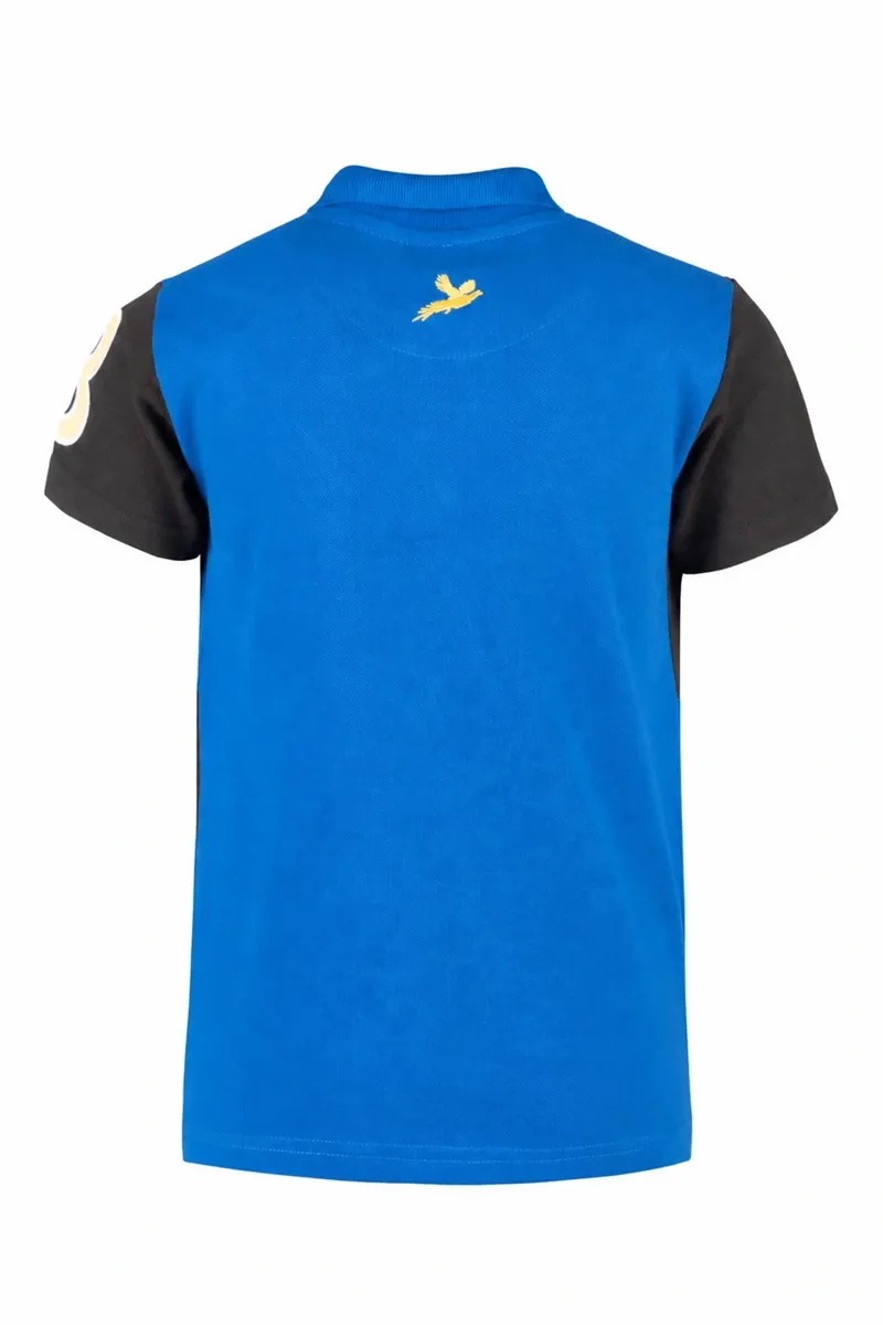 Rydale Junior Ganton Polo Shirt - Blue/Black-1