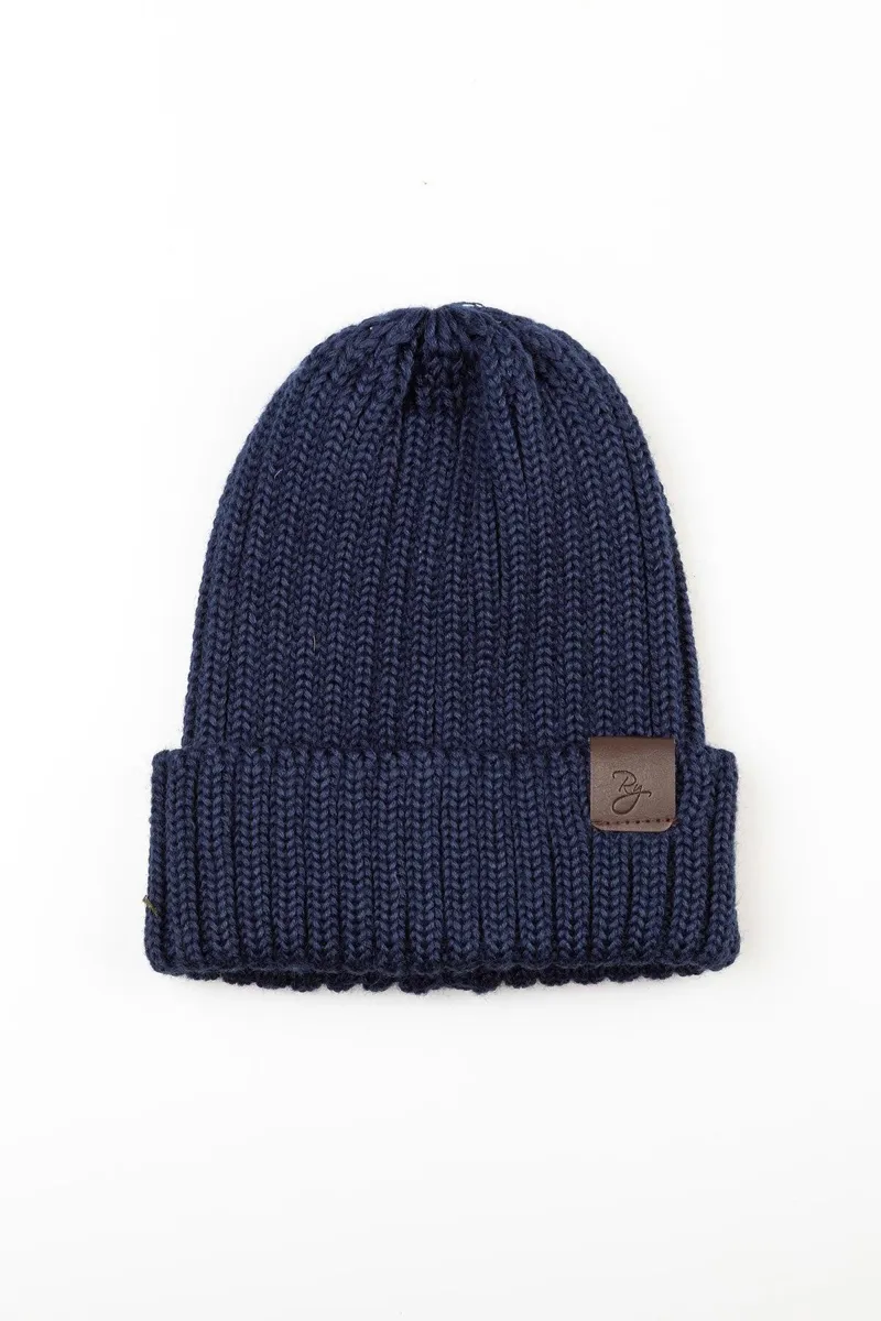 Rydale Ollie Boy's Beanie Hat - Navy