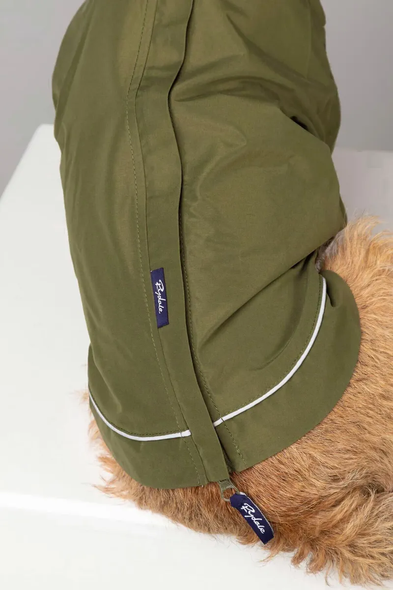Rydale Yapham Dog Raincoats - Dark Olive-2