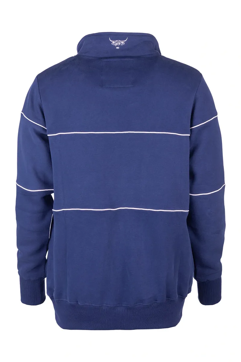 Rydale Ladies Byland Highland Cow Sweatshirt - Denim-1