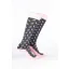 Rydale Womens Bamboo Rich Equestrian Print Riding Socks Pack of Ten - Horse and Snaffle Navy