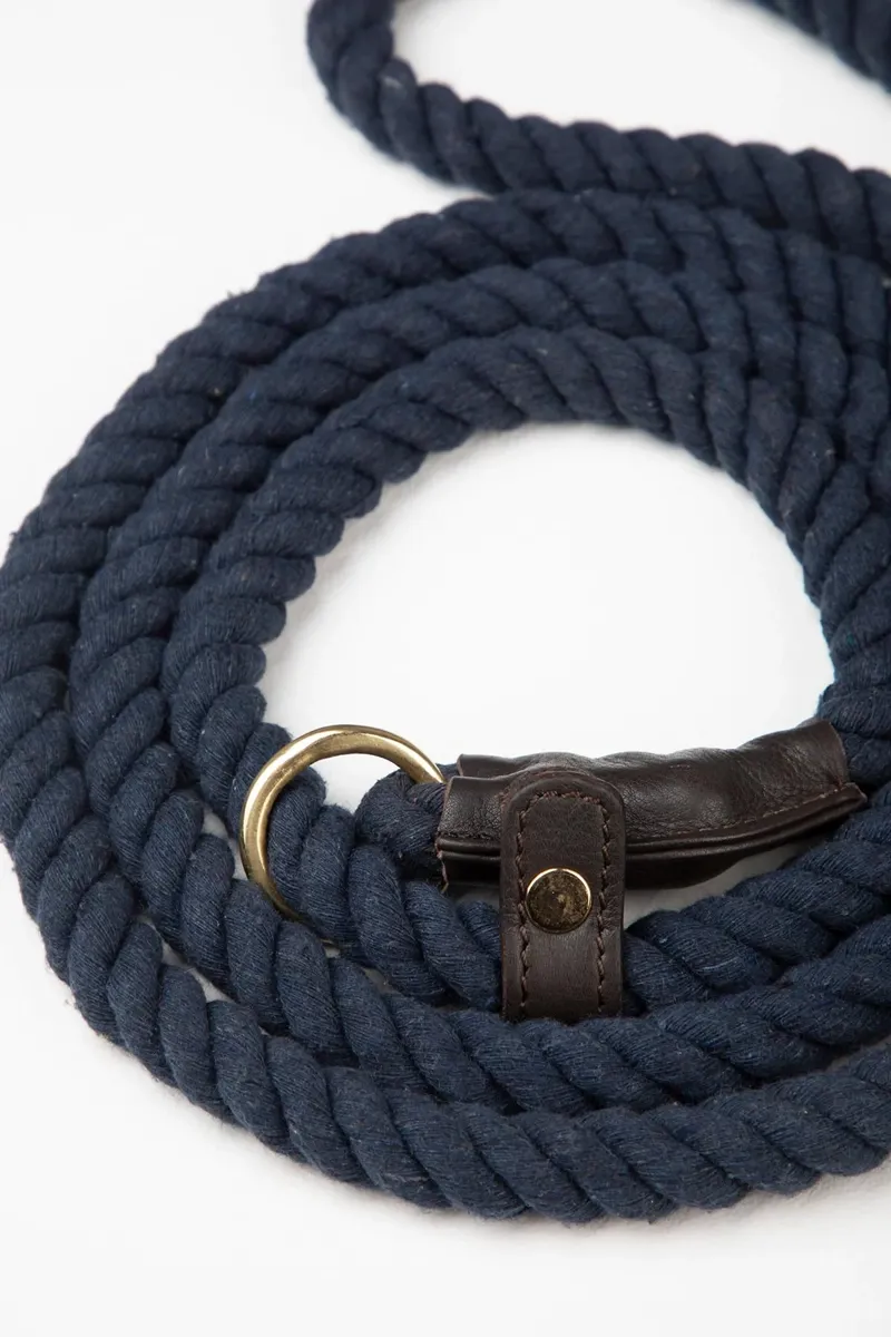 Rydale Rope Yapham Slip Lead - Navy-1