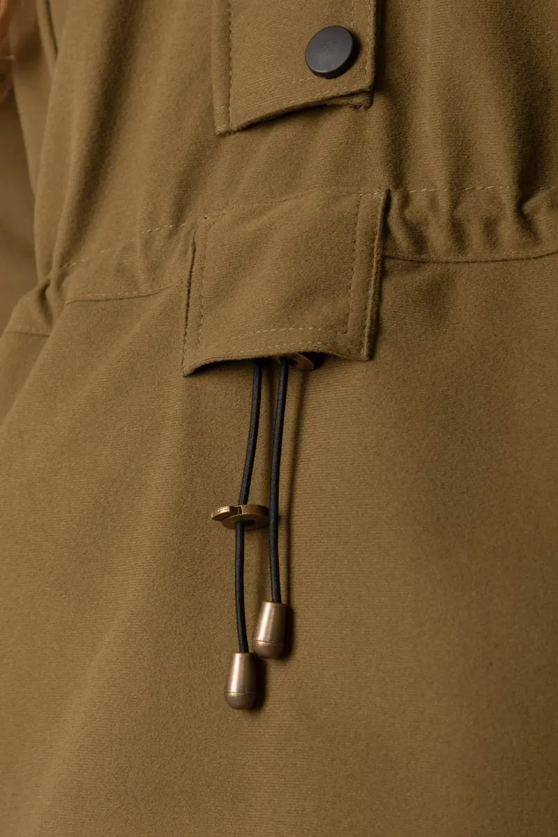 Rydale Ladies Danby Long Performance Shooting Smock - Light Khaki-6