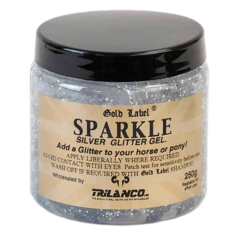 Gold Label Sparkle Glitter Gel - 250g - Silver