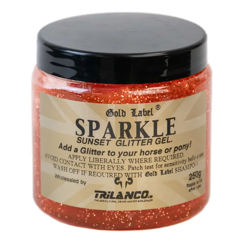 Gold Label Sparkle Glitter Gel - 250g - Sunset