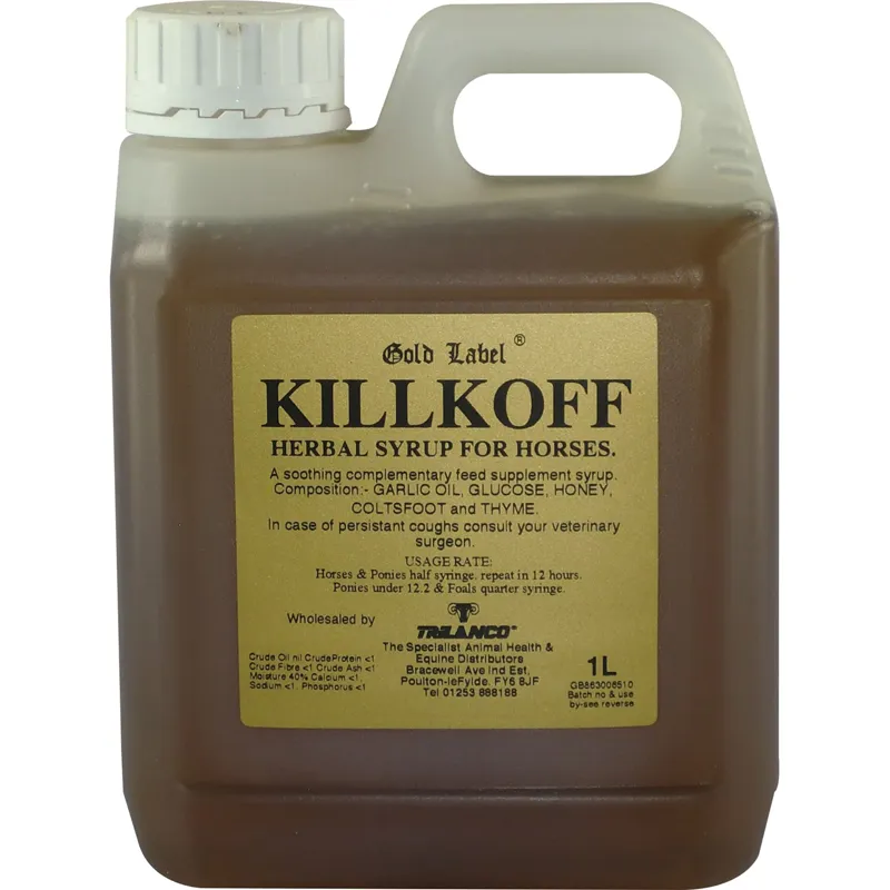 Gold Label Killkoff Herbal Syrup - 1L