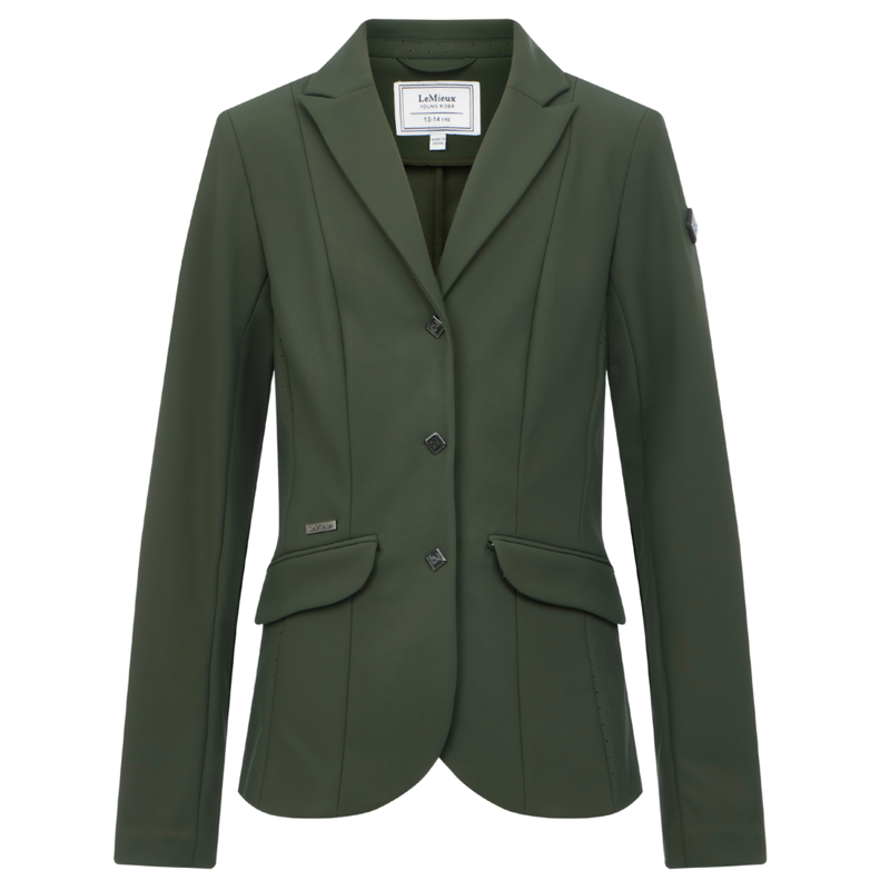 LeMieux Young Rider Kennedy Show Jacket - Pine Green