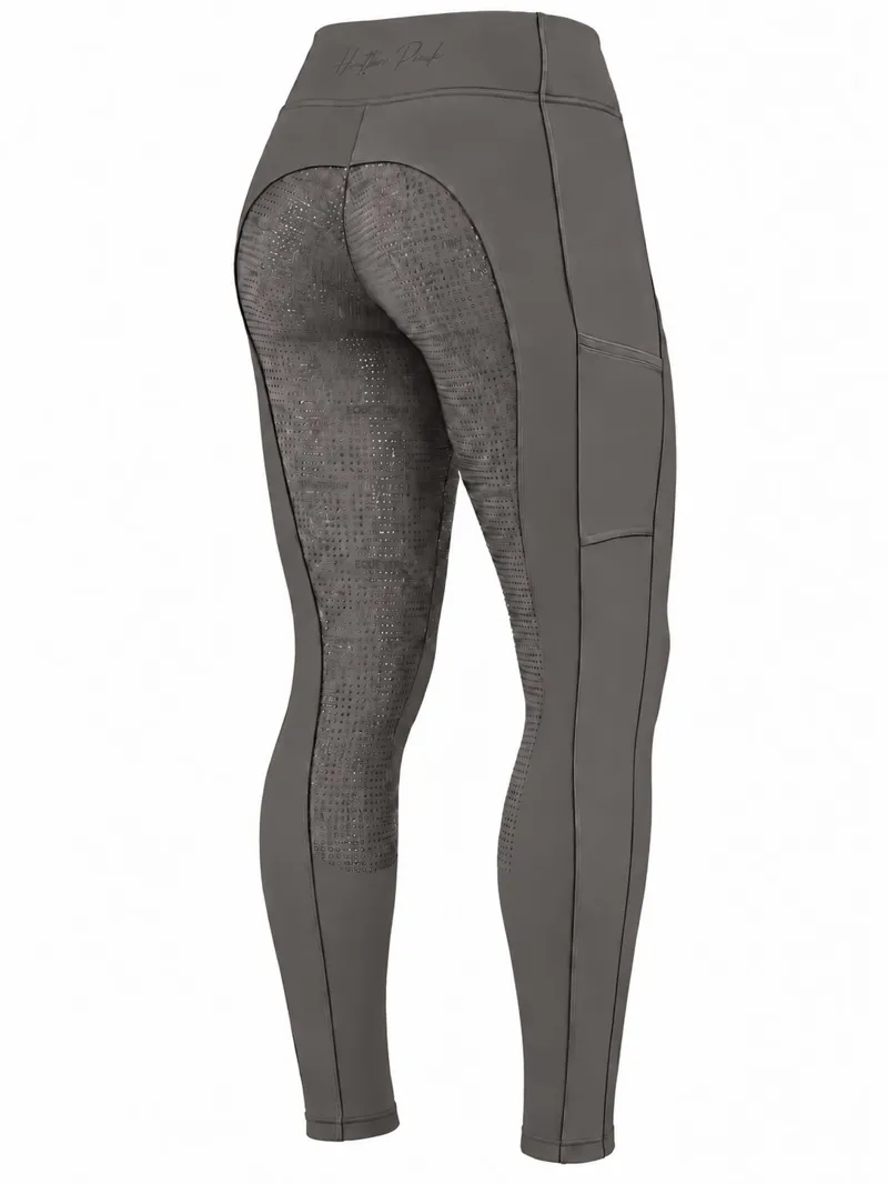 Hatton Park Orleton Riding Tights - Grey-1