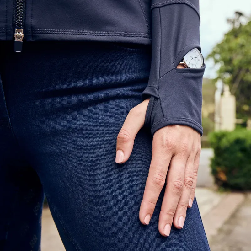 Dublin Versatile Ladies Fitted Zip Through Jacket - Navy-6