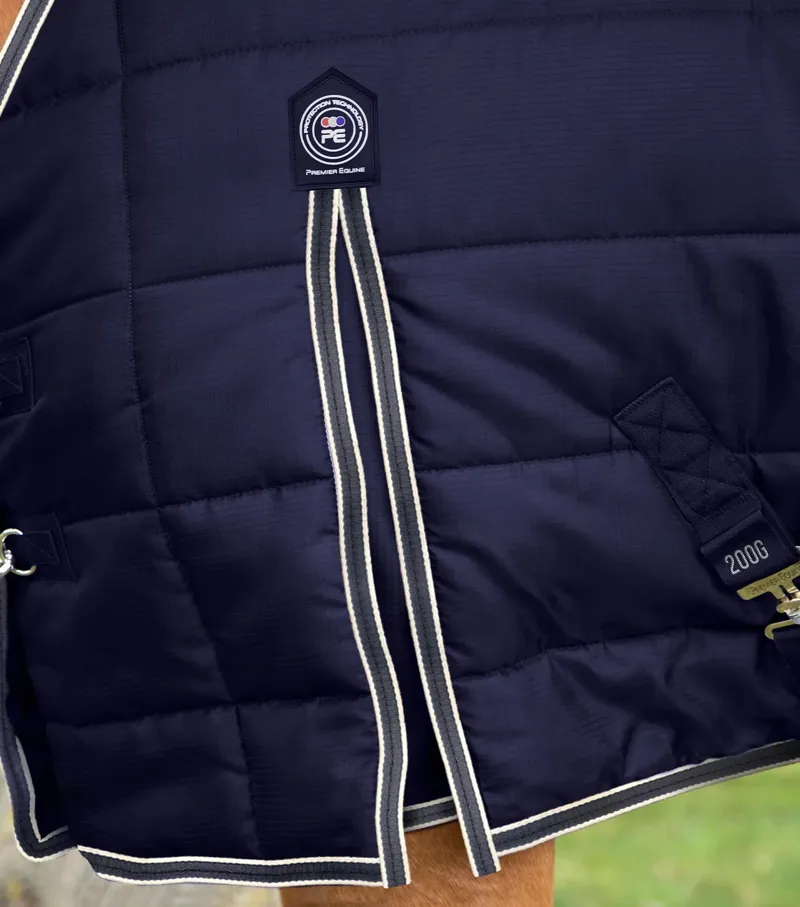 Premier Equine Garissa 200g Stable Rug - Navy-2