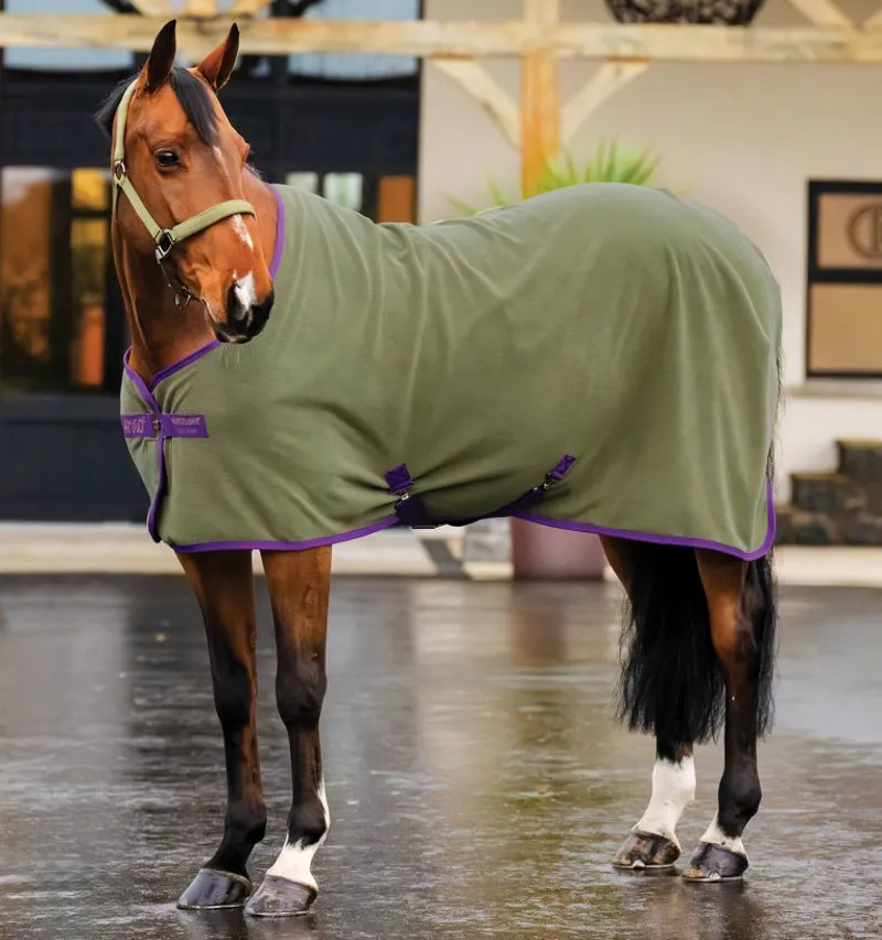 Horseware Amigo Fleece Cooler Rug - Bramble/Winterberry