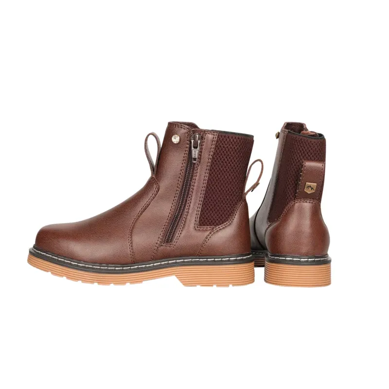 Hy Equestrian Children's Staden Chelsea Boots - Brown-2