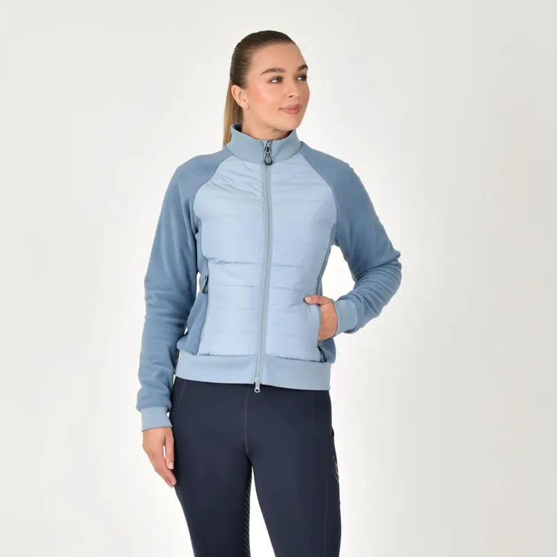 Dublin Insulated Hybrid Ladies Jacket - Blue Fog