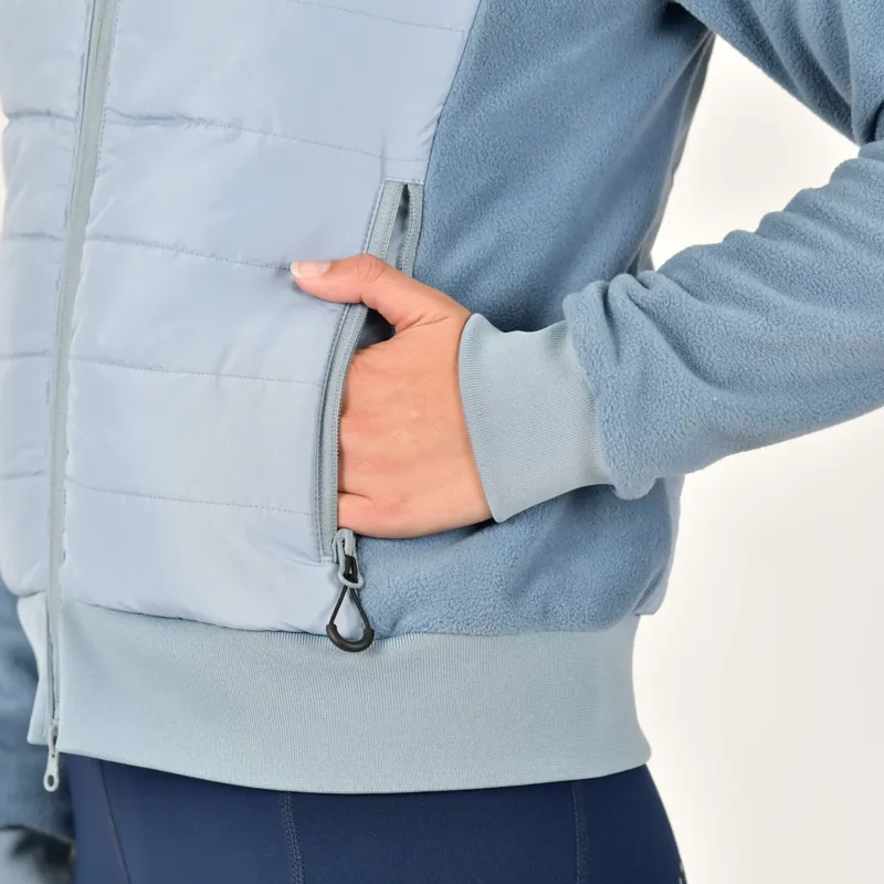 Dublin Insulated Hybrid Ladies Jacket - Blue Fog-4