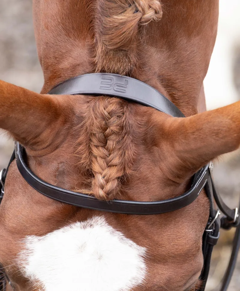 Premier Equine Hunter Bridle - Dark Havana-5