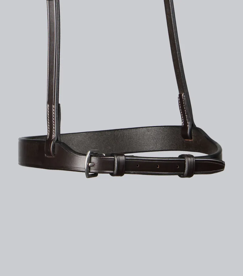 Premier Equine Hunter Cavesson Noseband - Dark Havana-1