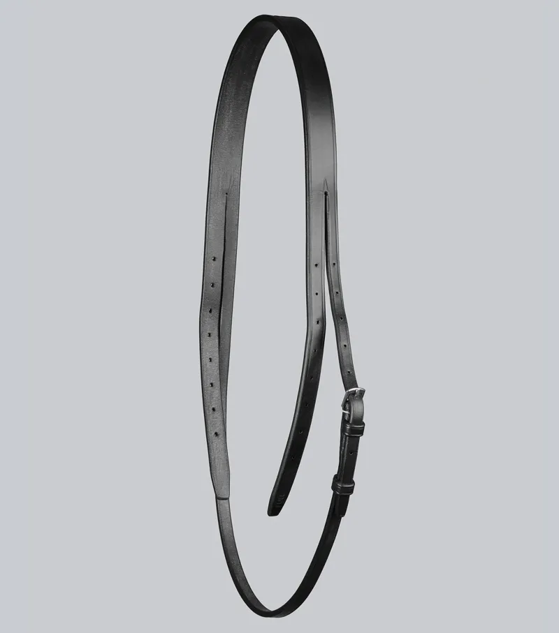 Premier Equine Hunter Plain Bridle Headpiece - Black