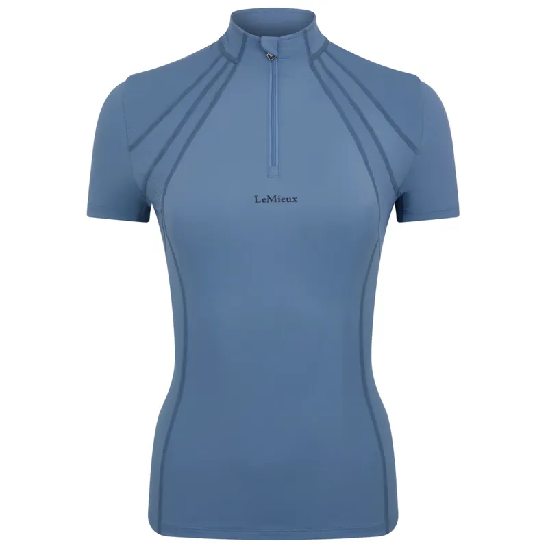 LeMieux Mia Mesh Short Sleeve Base Layer - Ice Blue