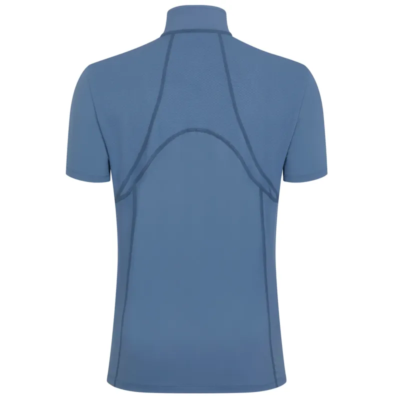 LeMieux Mia Mesh Short Sleeve Base Layer - Ice Blue-1