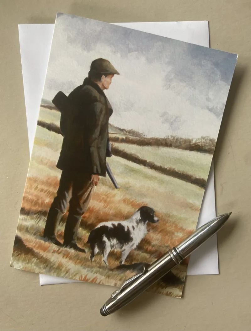 Caroline Cook Equestrian Card - The Rough Shooter-1