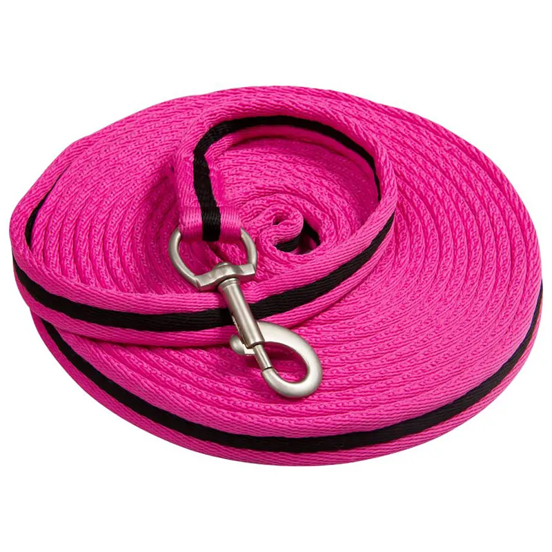 Imperial Riding Lunging Line Soft Nylon - Neon Pink