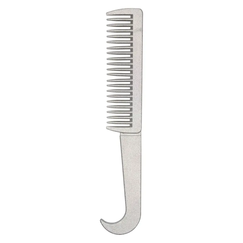 Imperial Riding Comb Iron with Handle - Silver