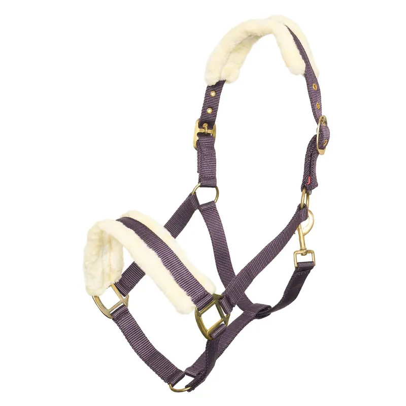 Imperial Riding Headcollar IRHClassic Fur - Foal - Bordeaux