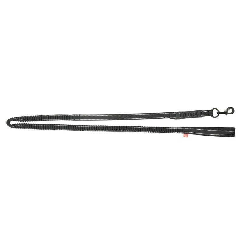 Imperial Riding Lead Rein IRHFlexi-Fleece - Black/Reflective
