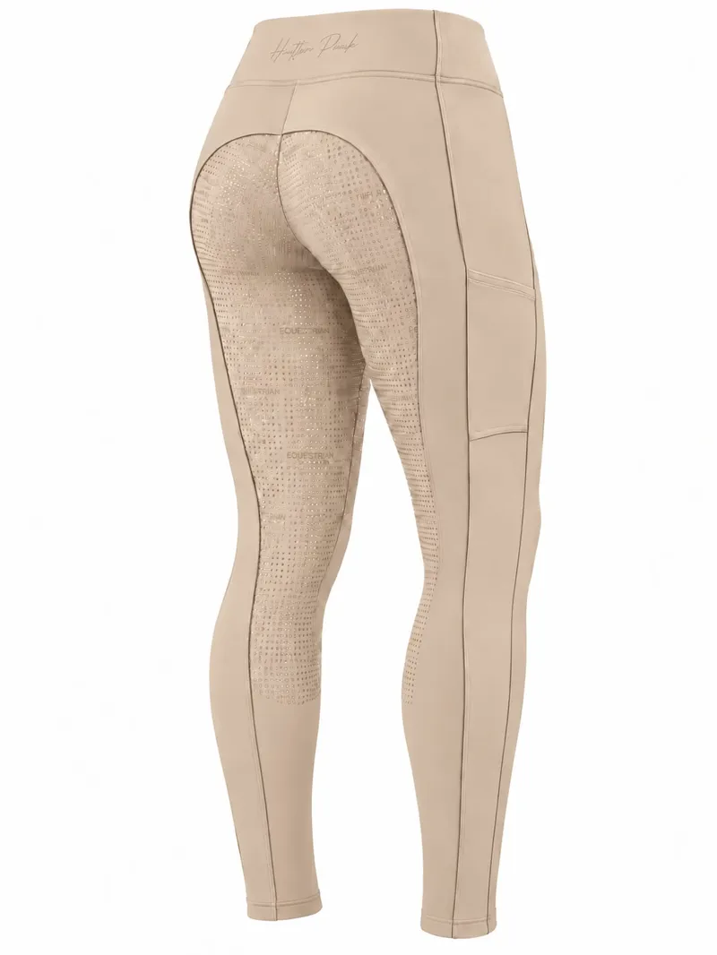 Hatton Park Orleton Winter Riding Tights - Incense-1